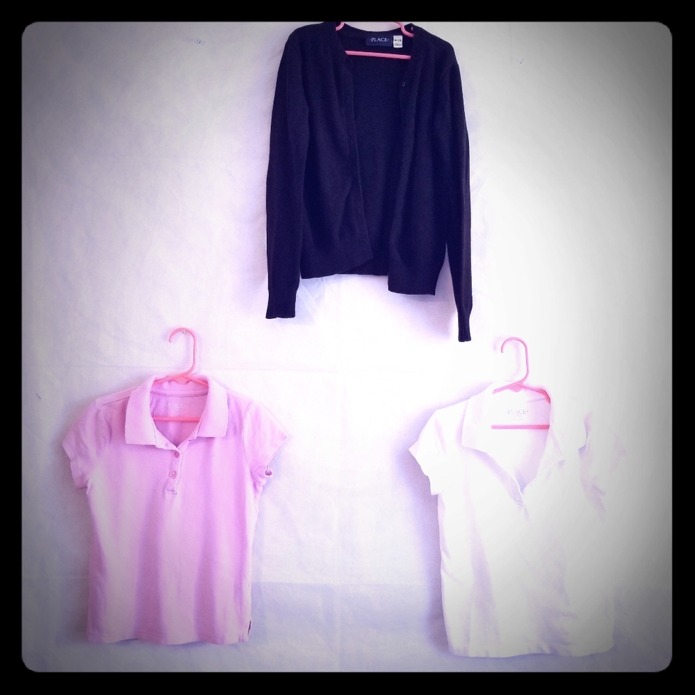 Children's Place Girls sz 7/8 Polo shirts/sweater